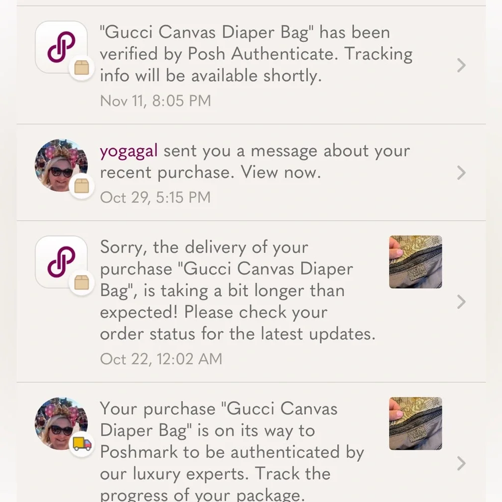 Gucci tote diaper bag-authenticated